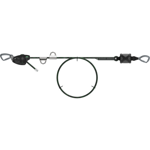 Corde de 100' pour ligne de vie temporaire horizontale, Corde d'alpinisme Fastek