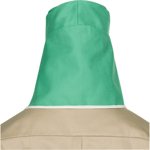 Chapeau avec couvre-nuque en coton ignifug&eacute; Weldlite, Taille unique, Vert Fastek
