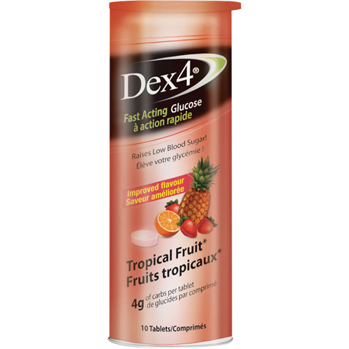 Comprim&eacute;s de glucose Dex4 Dynamic Fastek