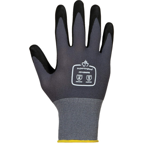 Gants anti-abrasion Dexterity, 2T-petit/5, R&ecirc;vetement Mousse de nitrile, Calibre 15, Enveloppe en Nylon/Coton Fastek