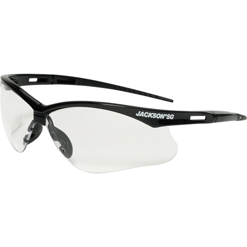 Safety Glasses, Clear Lens, Anti-Scratch, ANSI Z87+/Meets/Exceeds CSA Z94.3 Fastek