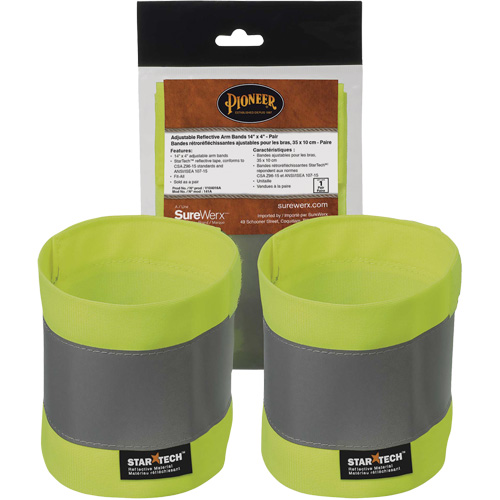 141A High-Visibility Adjustable Armbands Fastek