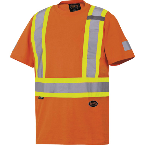 6978 T-shirt de s&eacute;curit&eacute;, Coton, Petit, Orange Fastek