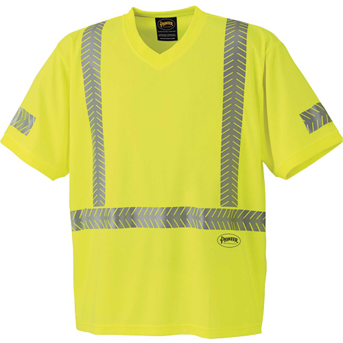 6901 Ultra-Cool Ultra-Breathable Safety T-Shirt, Medium, High Visibility Lime-Yellow Fastek