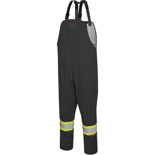 5629BK The Rock 300D Bib Pants, Polyester, Large, Black Fastek