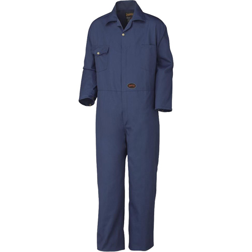 515 Coveralls with Brass Zipper, Men's, Navy Blue, Size 36 Fastek