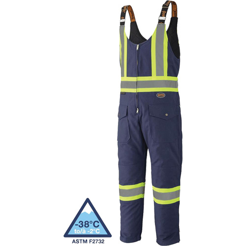 5536 Quilted Duck Overalls, Cotton, Small, Navy Blue Fastek