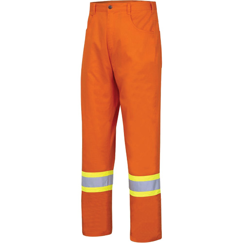 4461 Pantalon de s&eacute;curit&eacute; ultrafrais, Coton, 32, Orange haute visibilit&eacute; Fastek