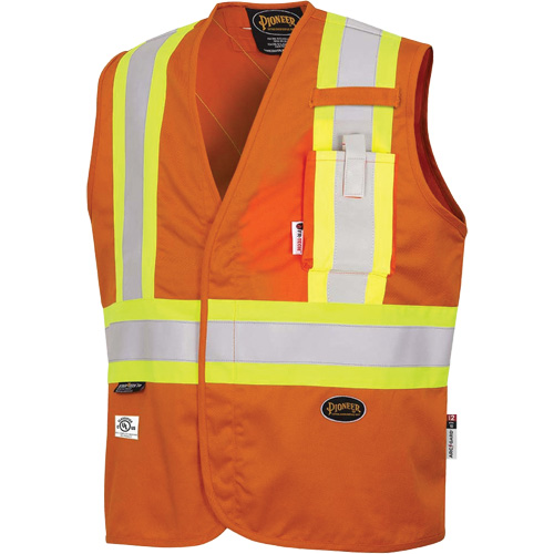 7728 Veste r&eacute;sistante aux arcs &eacute;lectriques FR-Tech, Petit, Orange haute visibilit&eacute;, 10 cal/cm² Fastek