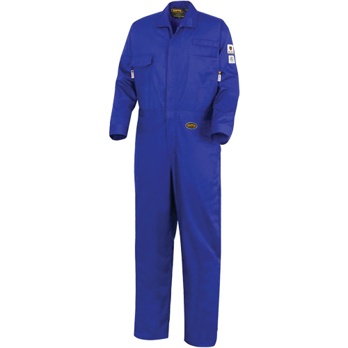 7779 FR-Tech&reg; 88/12 Arc Rated Flame Resistant Coveralls, Size 36, Royal Blue Fastek