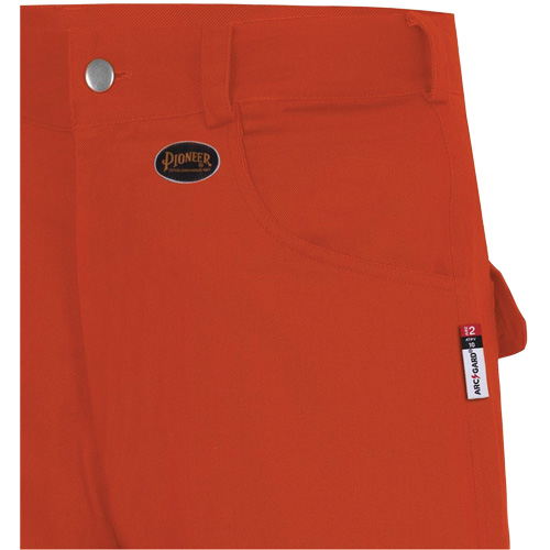 7765 Pantalon cargo de s&eacute;curit&eacute; haute visibilit&eacute; r&eacute;sistant aux arcs &eacute;lectriques FR-Tech 88/12, 32, x 34, Orange haute visibilit&eacute;, 10 cal/cm² Fastek