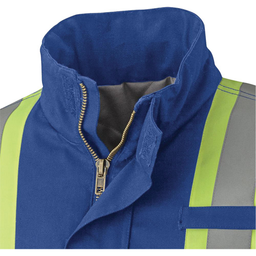 5523 Manteau de s&eacute;curit&eacute; ignifuge, Petit, Bleu royal, 58 cal/cm² Fastek