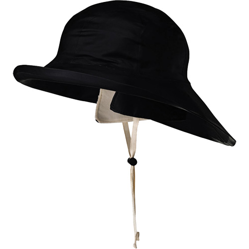D5050 Chapeau Sou'wester traditionnel noir Dry King, Petit, Noir, Caoutchouc Fastek