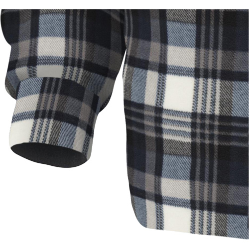 415BG Quilted Hooded Shirt, Men's, X-Small, Multi-Colour Fastek