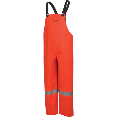 576P FR Safety Bib Pants, Small, High Visibility Orange Fastek
