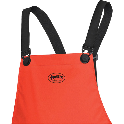 576P FR Safety Bib Pants, Small, High Visibility Orange Fastek