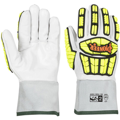 5385 Cut & Impact-Resistant Gloves, Size Small, 13 Gauge, Goatskin Shell, ASTM ANSI Level A5 Fastek