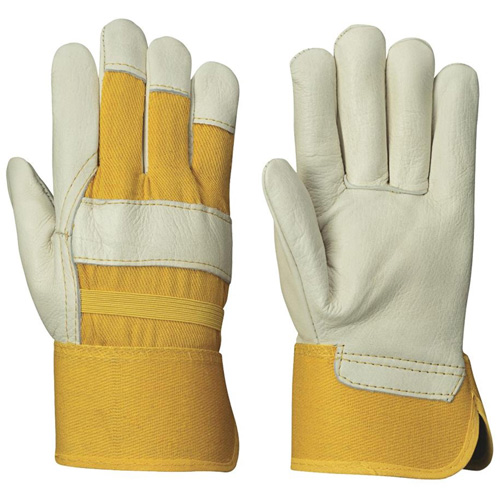 531 Fitter's Gloves, One Size, Grain Cowhide Palm Fastek