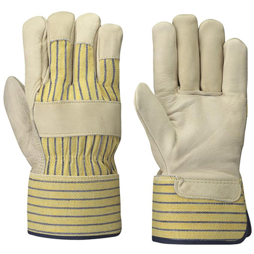 536 Fitter's Gloves, One Size, Grain Cowhide Palm Fastek