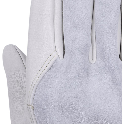 535G Gants de chauffeur beige, Petit, Paume en Cuir fleur de vache Fastek