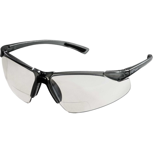 XM340RX Lunettes de s&eacute;curit&eacute; avec grossissement 2X, Lentille Transparent, Anti-&eacute;gratignures, ANSI Z87+/R&eacute;pond ou surpasse la norme CSA Z94.3 Fastek
