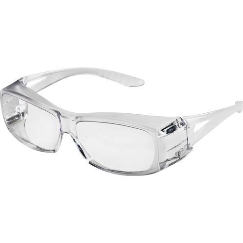 X350 Lunettes de s&eacute;curit&eacute; OTG, Lentille Transparent, Anti-&eacute;gratignures, ANSI Z87+/R&eacute;pond ou surpasse la norme CSA Z94.3 Fastek