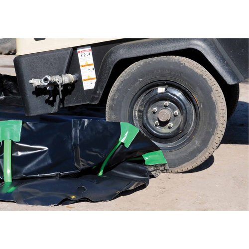 Berme Ultra-Containment Berm, Capacit&eacute; 269 gal. US, 6' la x 6' lo x 12" h, Paroi &agrave; piquets Fastek