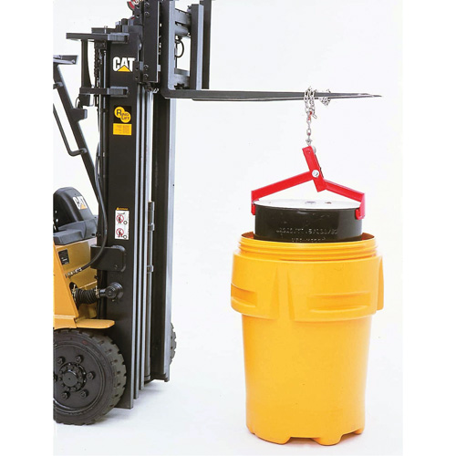Ultra-Drum Lifter, 55 gal. US (45 gal. imp.), Cap. 1000 lb/453 kg Fastek