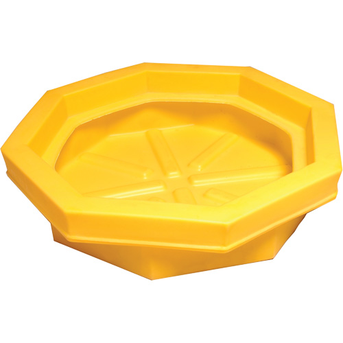Ultra-Drum Tray sans grille, 32" lo x 32" la x 8,1" h, Cap. de d&eacute;versement 22,8 gal. US Fastek