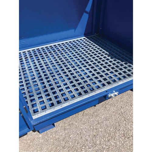 Ultra-Hard Top S4 Steel Spill Pallet, 61" L x 54.4" W x 52" H, 4700 lbs. Load Capacity Fastek