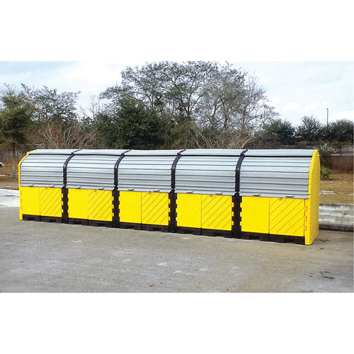 P20 Plus Ultra-Hard Top Spill Pallets sans drain, 312" lo x 79" la x 62" h, Capacit&eacute; de charge 9000 lb Fastek