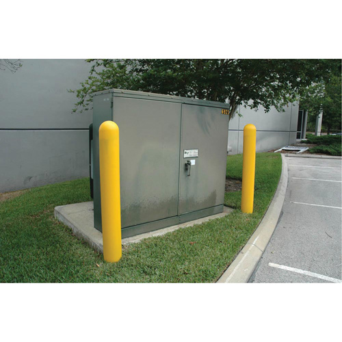 Ultra-Post Protector&reg;, 8" Dia. x 52" L, Yellow Fastek
