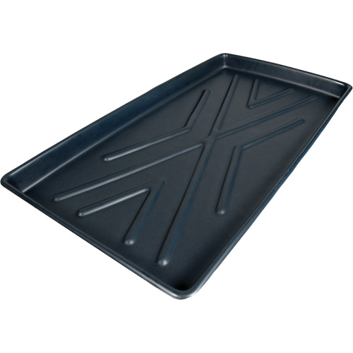 Ultra-Rack Containment Tray – Plateau unique, 44" lo x 23,5" la x 2,8" h, Cap. de d&eacute;versement 8 gal. US Fastek