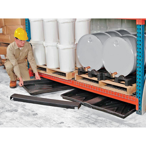 Triple-Tray Ultra-Rack Containment Tray&reg;, 72" L x 44" W x 2.8" H, 24 US gal. Spill Capacity Fastek