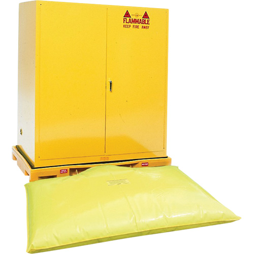 Double Drum Ultra-Safety Cabinet Bladder System&reg;, 63" L x 38.5" W x 6.3" H, 3000 lbs. Load Capacity Fastek