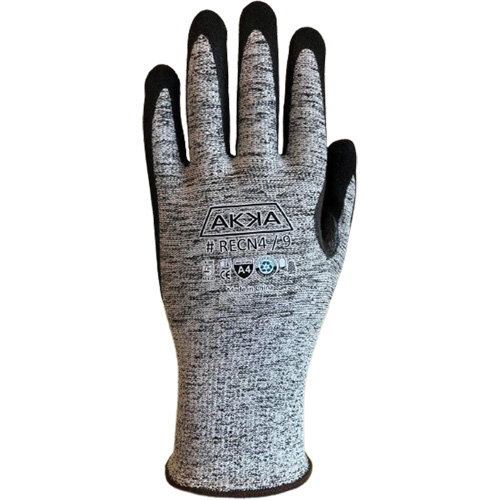 RECN4 Cut Resistant Gloves, Size 9, 13 Gauge, Nitrile Coated, HPPE/Nylon Shell, ASTM ANSI Level A4/EN 388 Level D Fastek