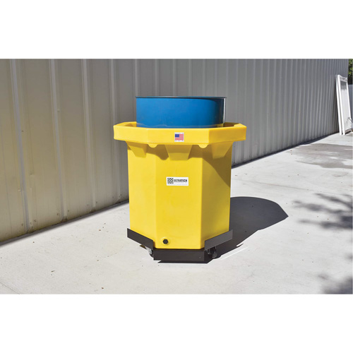 Flat-Bottom Ultra-Spill Collector&reg;, 66 US gal., Mobile Fastek