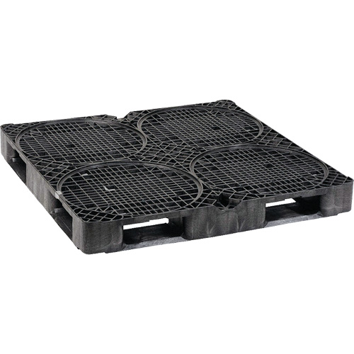 4-Drum Ultra-Spill King&reg; Drum Pallet (Only), 85 US gal. Spill Capacity, 48.8" x 48.8" x 5.5" Fastek