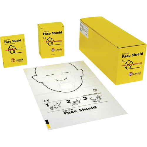 Laerdal&reg; Face Shield, Single Use Faceshield, Class 1/Class 2 Fastek