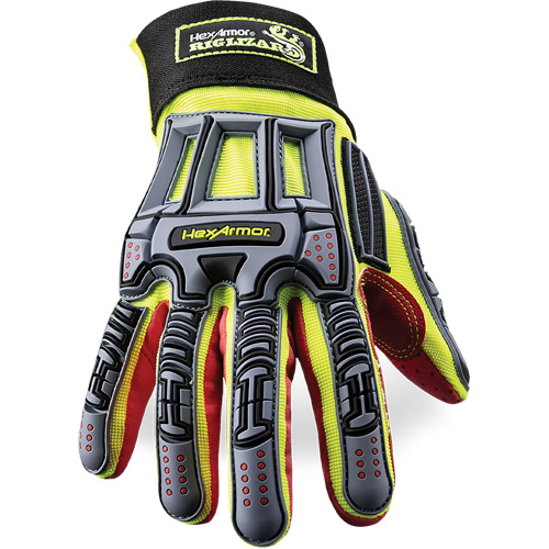Rig Lizard&reg; 2028X Cut-Resistant Gloves, 6/X-Small, Synthetic/HPPE Palm, Elastic/Hook & Loop Cuff Fastek