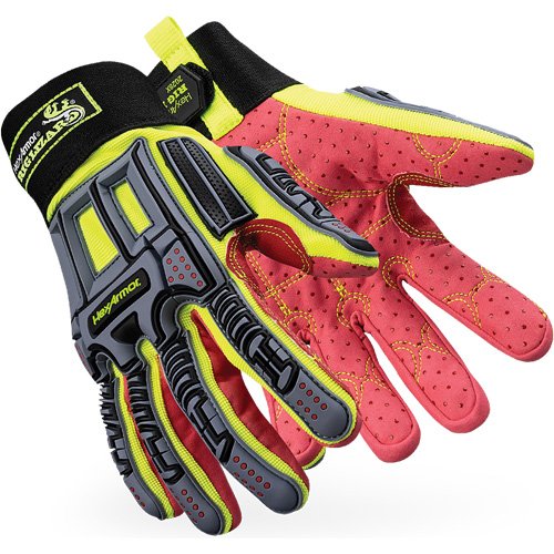 Rig Lizard&reg; 2028X Cut-Resistant Gloves, 6/X-Small, Synthetic/HPPE Palm, Elastic/Hook & Loop Cuff Fastek