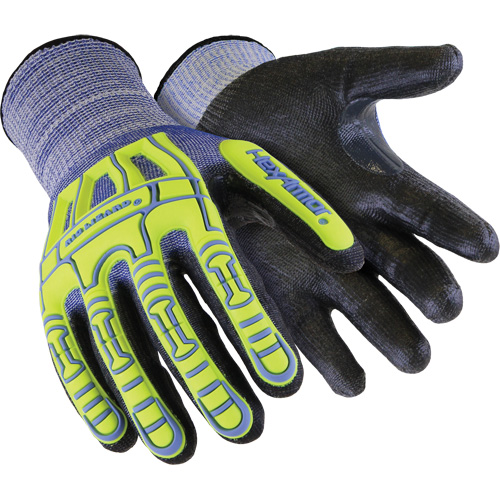 Rig Lizard&reg; Thin Lizzie 2095 Impact Gloves, 2X-Small/5, HPPE Palm, Elastic/Knit Wrist Cuff Fastek