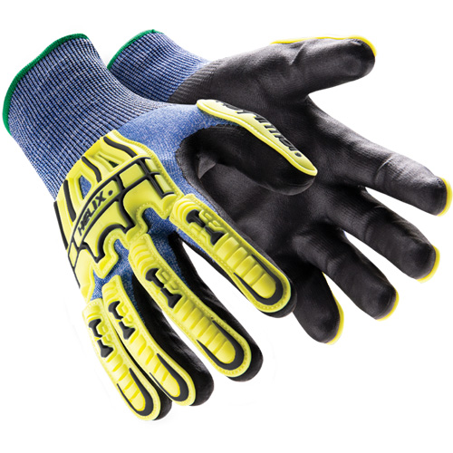 Helix&reg; 3016 Impact Gloves, 7/Small, HPPE Palm, Elastic/Knit Wrist Cuff Fastek
