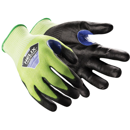 Gants r&eacute;sistants aux coupures Helix 3060, Taille 6/T-petit, Calibre 18, Rev&ecirc;tement Polyur&eacute;thane, Enveloppe en PEHP, ASTM ANSI niveau A9 Fastek