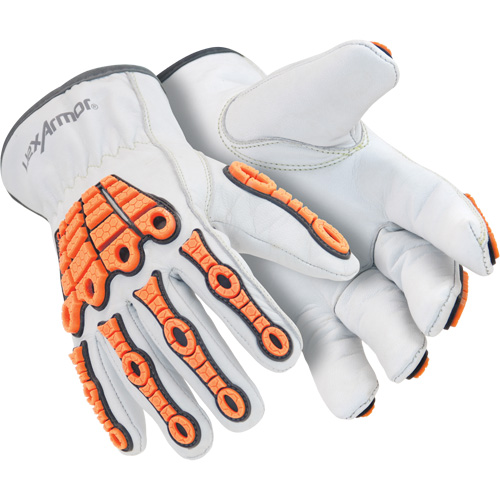 Chrome SLT&reg; 4060 Impact Gloves, 6/X-Small, Goatskin Palm, Slip-On Cuff Fastek