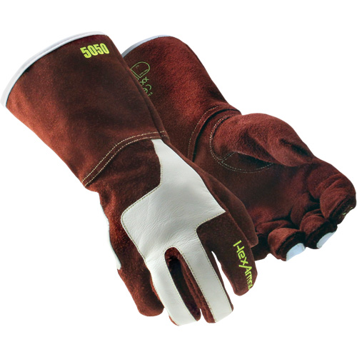 Gants de soudage HeatArmor 5050, Cuir de vache refendu, Taille Petit/7 Fastek