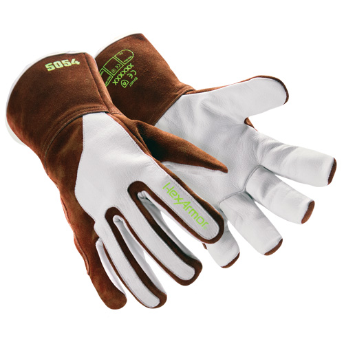 Gants de soudage HeatArmor 5054, Cuir fleur de ch&egrave;vre, Taille Petit/7 Fastek
