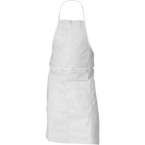 KleenGuard A10 Apron, Polyethylene, White, 28" W x 36" L Fastek