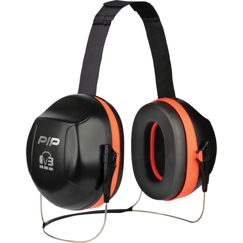 Dynamic V3 Passive Ear Muffs, Neckband, 27 NRR dB Fastek
