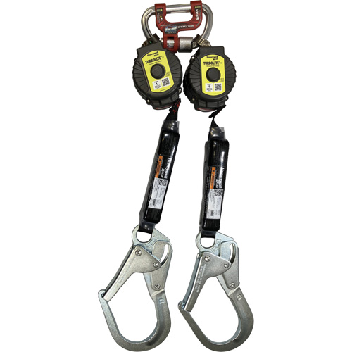 Limiteur de chute personnel TurboLite+ Miller, 6', Sangles, Stationnaire Fastek